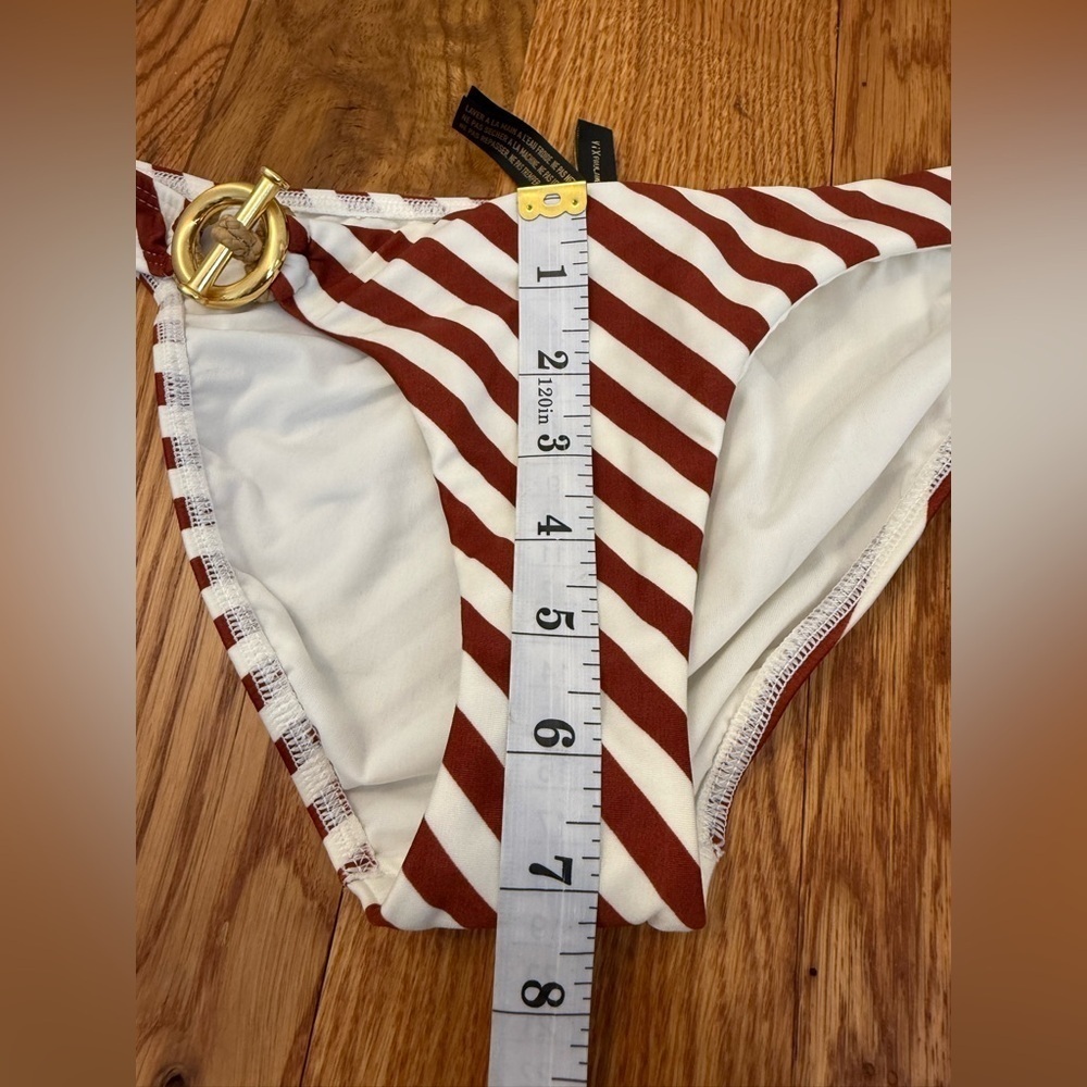 ViX Swimwear Paula Hermanny Audrey Bottom Boardwalk Brown Size XS - Picture 9 of 10